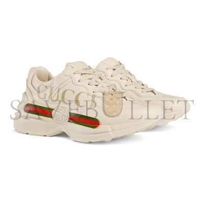 GUCCI WOMEN'S RHYTON TRAINER WITH GUCCI LOGO 528892
